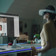 Facebook thinks working in VR might look something like this one day.